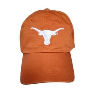 Vintage Signatures Brand Texas Longhorns Football Orange Baseball Cap Hat